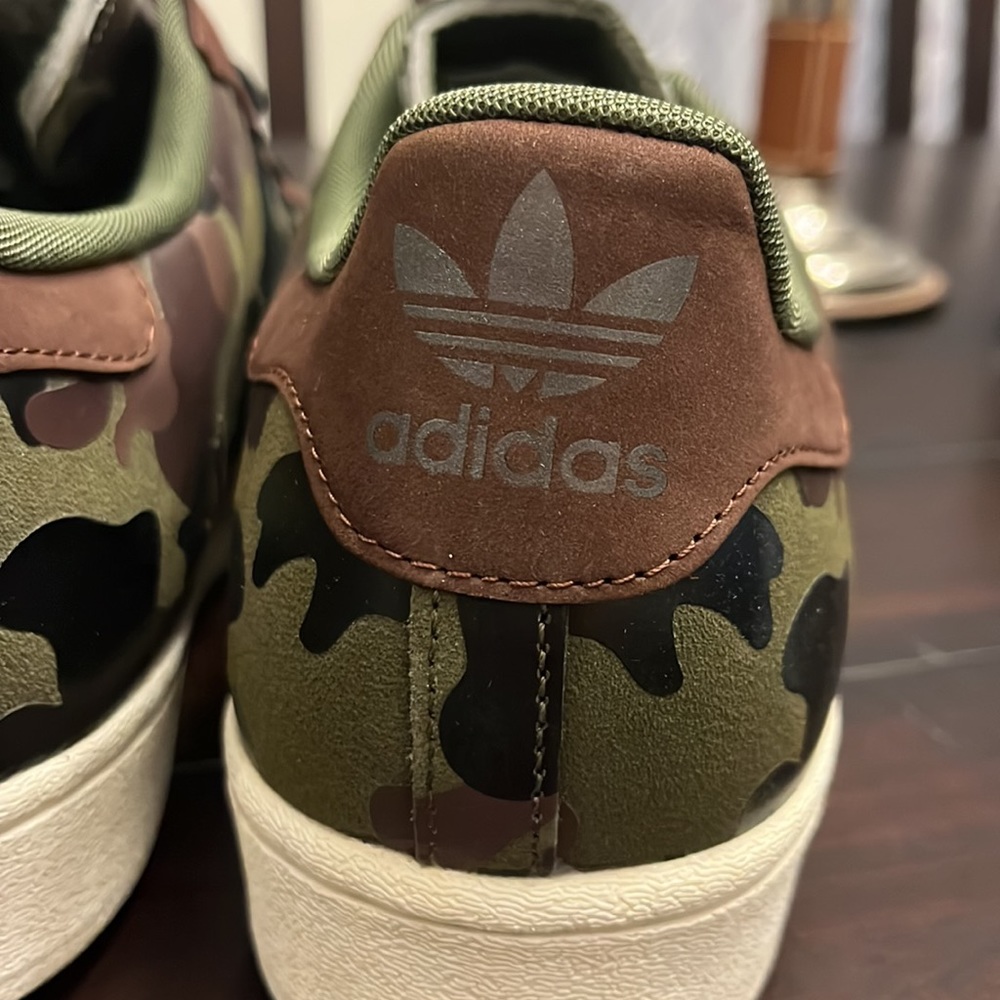 Adidas Superstar Shoes Sneakers HQ8866 new camo camouflage Mens Sizes - Picture 9 of 12